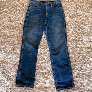 J crew high rise classic jeans